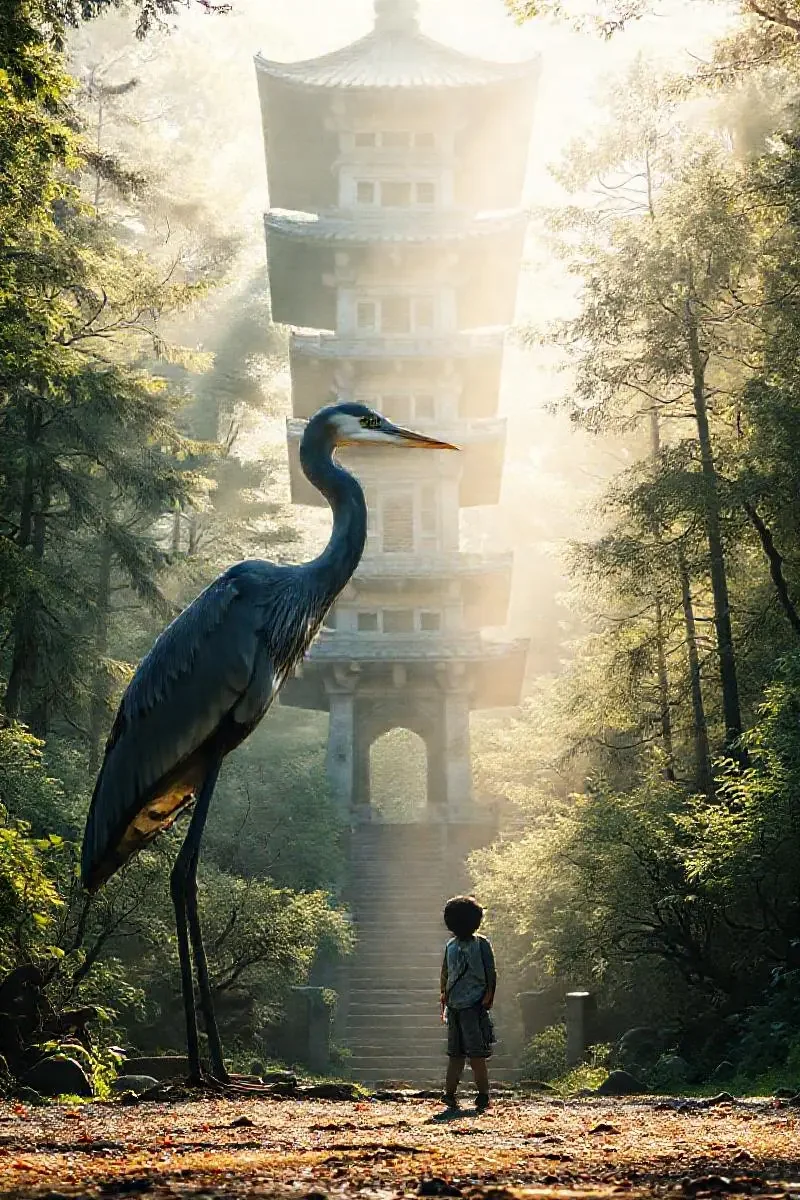 苍鹭与少年 电影封面